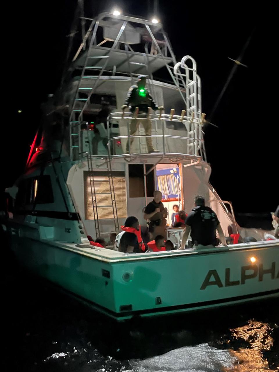 The Martin County Sheriff’s Office reported 59 undocumented Haitians were detained Wednesday night, Feb. 22, 2023 as the group came ashore in a yacht at the St. Lucie Inlet on Hutchinson Island near Sailfish Point.