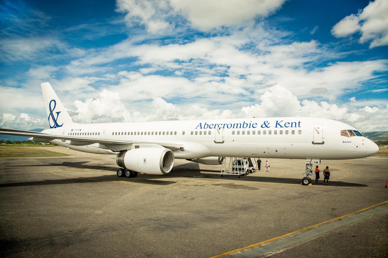 An Abercrombie &amp; Kent plane in Solomon Islands to The Philippines (Travel Day)