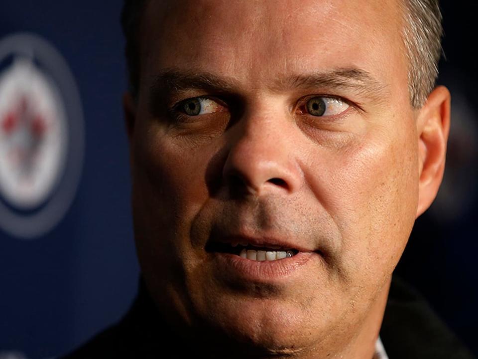 Jets GM Kevin Cheveldayoff faces a meeting with NHL commissioner Gary Bettman. (John Woods/Canadian Press/File - image credit)