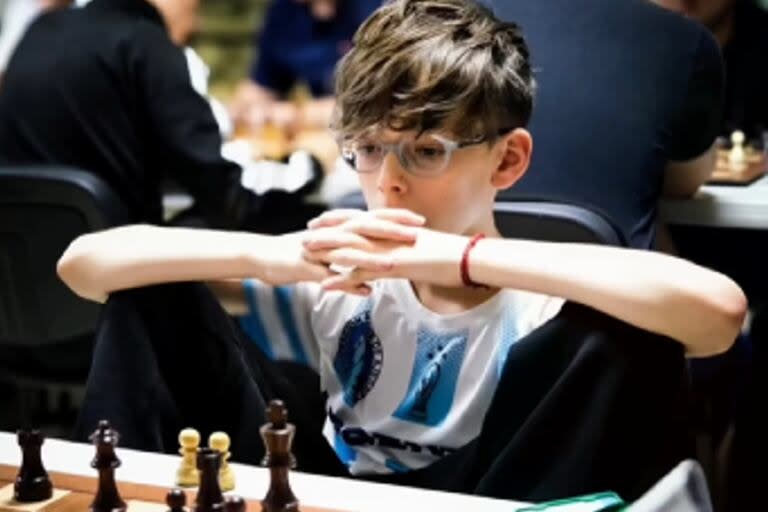 Ilan Schnaider, un campeón argentino de 13 años