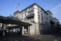 A general view shows the Baur au Lac hotel in Zurich, Switzerland, May 27, 2015. REUTERS/Arnd Wiegmann