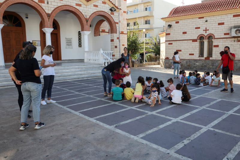 Earthquake on the island of Crete