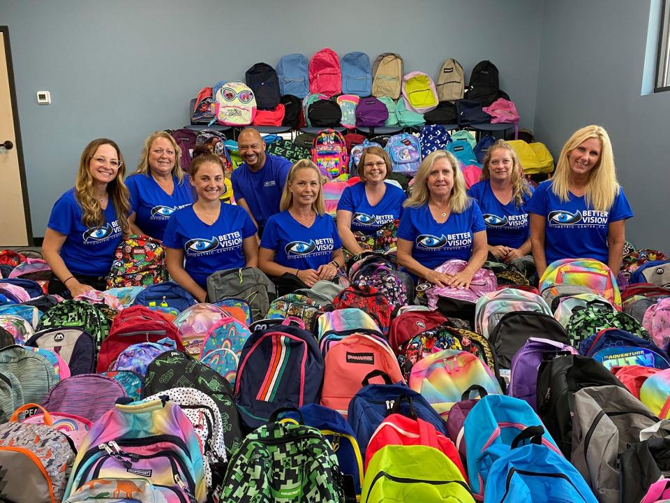 In 2019, nearly 400 backpacks filled with school supplies were collected by Better Vision and donated to the Cumberland County school district. This year several organizations are having on-site back-to-school bash events to give away backpacks stuffed with supplies.