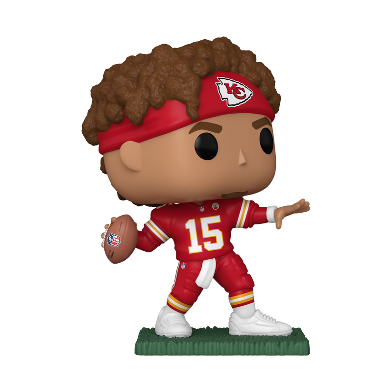 Funko's new NFL Series 12 Pops! figures, out now, includes Kansas City Chiefs quarterback Patrick Mahomes.