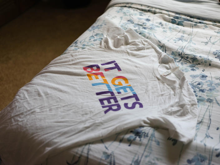 Fabi Rivas is now an advocate for the It Gets Better Project, an advocacy group for LGBTQ youth.  (Michelle Bruzzese for NBC News)