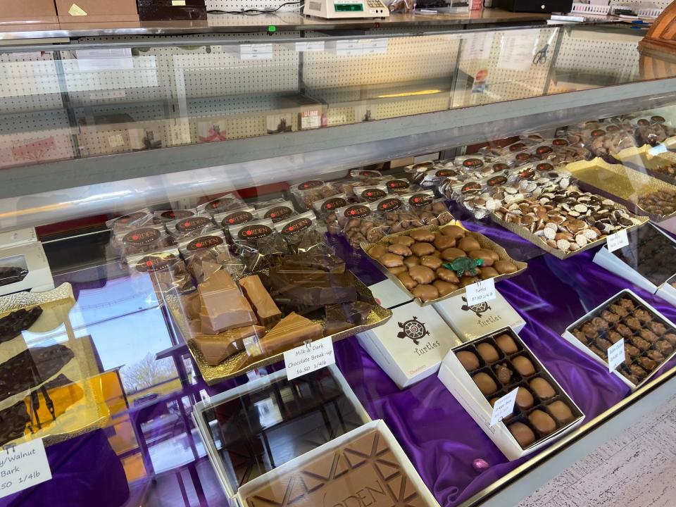 A selection of chocolates at Corden Chocolates which is closing after more than 100 years in business.