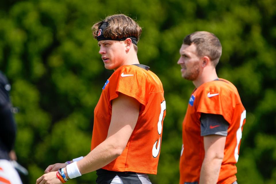 Quarterback Joe Burrow returned to practice Aug. 30 as the Cincinnati Bengals prepare for the start of the season.