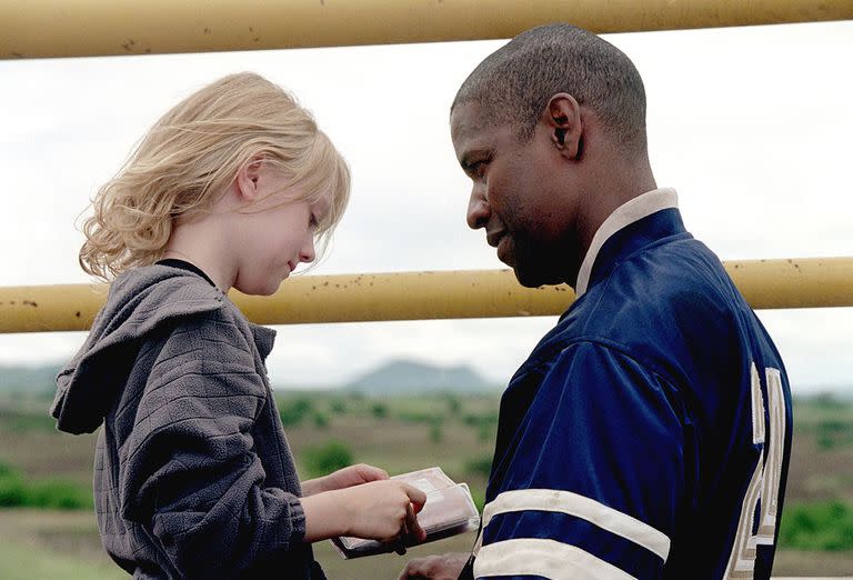 Dakota Fanning y Denzel Washington protagonizaron juntos Hombre en llamas