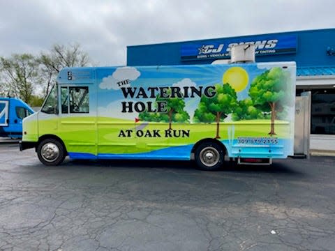 The Watering Hole at Oak Run is new to the food truck scene, having purchased its unit this past winter.