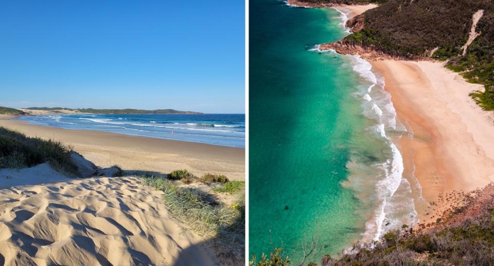 Port Stephens in the Hunter region has glorious white sand beaches and a laid-back vibe. Source: Getty