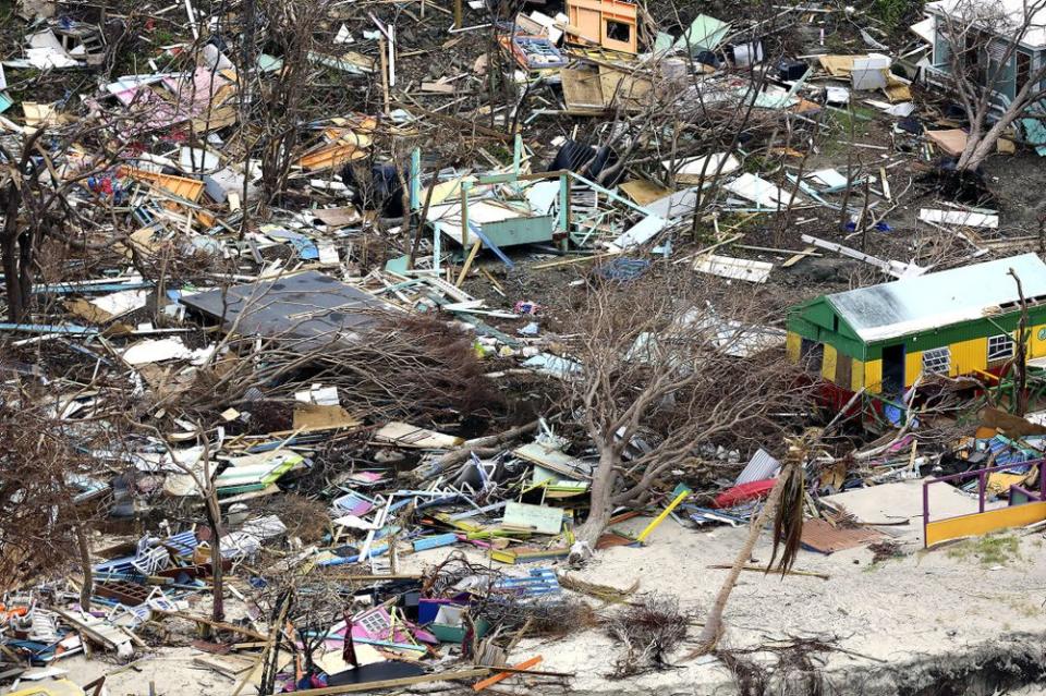 The wreckage of Hurricanes Irma and Maria in Puerto Rico | Courtesy of Kenny Chesney