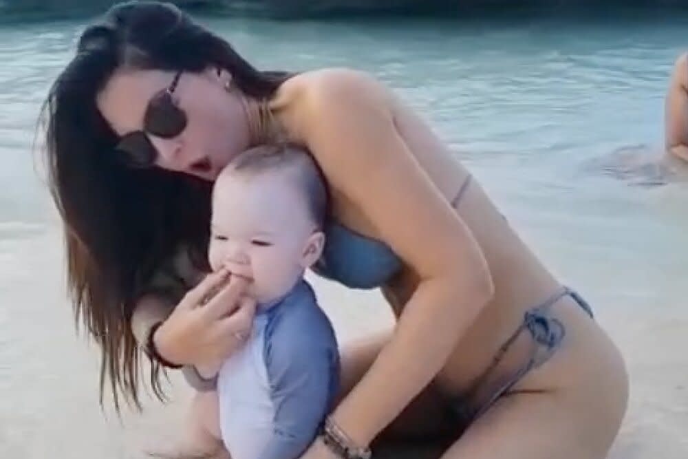 Olivia Munn Says Son Malcolm, 1, Has ‘Entered the “Puts Everything in Their Mouth” Era’ During Beach Outing