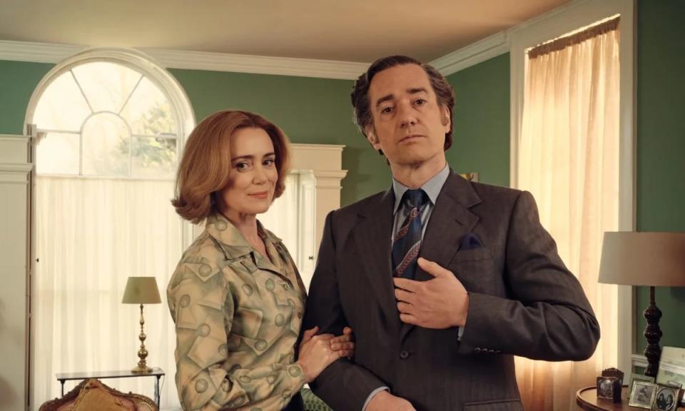 Keeley Hawes places a tender hand on Matthew Macfadyen