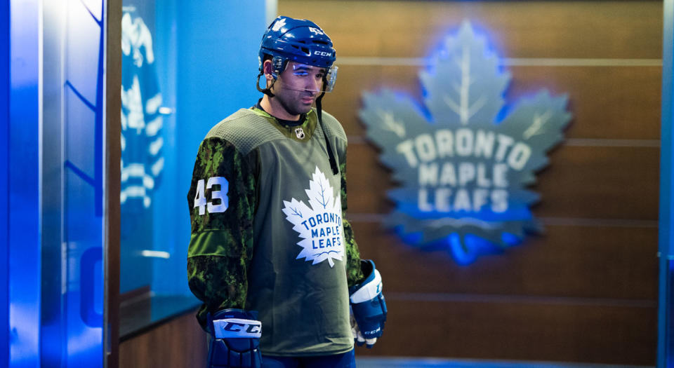 Nazem Kadri was traded to Colorado on July 1. (Getty)