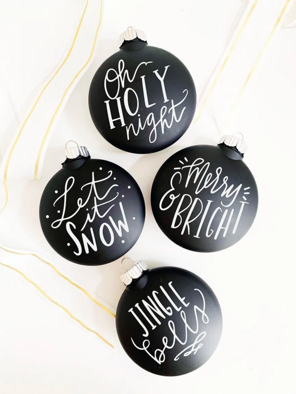 chalkboard ornaments