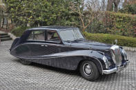 <p>One of the last factory-made limousines you could buy in the 1950s, the Daimler DK400 offered all of the stately looks and comfort you could hope for if you weren’t sold on a <strong>Rolls-Royce </strong>with standard bodywork. Most DK400s came with limo bodywork by Carbodies, though there were some hearses and droptops.</p><p>The most notable DK400 was a coupe made for Lady Docker, the wife of company boss Sir Bernard Docker. Today, there is a sole DK400 registered for road use in the UK, though there are a further four SORN’d and hopefully awaiting restoration.</p>