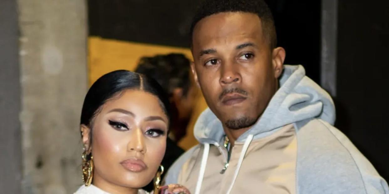 Nicki Minaj and her husband Kenneth Petty.