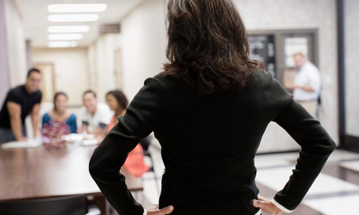 <span>‘I loved many aspects of my job as a teacher, but I began experiencing memory fog and the strange sensation of being outside of my own body.’</span><span>Photograph: Hill Street Studios/Getty Images</span>