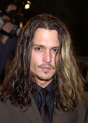 Johnny Depp at the Hollywood premiere of New Line's Blow