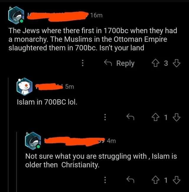 "Islam is older then Christianity."