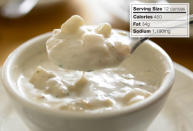 <div class="caption-credit"> Photo by: getty</div><b>WORST: New England Clam Chowder</b> <br> Clam chowder sounds like it should be healthy, especially as a way to take in some extra seafood. Unfortunately, the New England variety is made with a fattening cream base. A 12-ounce bowl contains about 630 calories, 54 g of fat, and 1,890 mg of sodium.