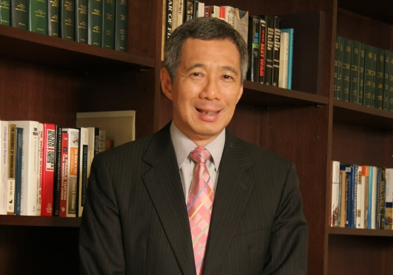 新加坡總理李顯龍。陳之俊攝影