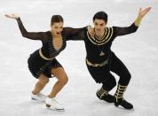 Figure Skating - Pyeongchang 2018 Winter Olympics - Ice Dance free dance competition final - Gangneung, South Korea - February 20, 2018 - Alisa Agafonova and Alper Ucar of Turkey perform. REUTERS/Phil Noble