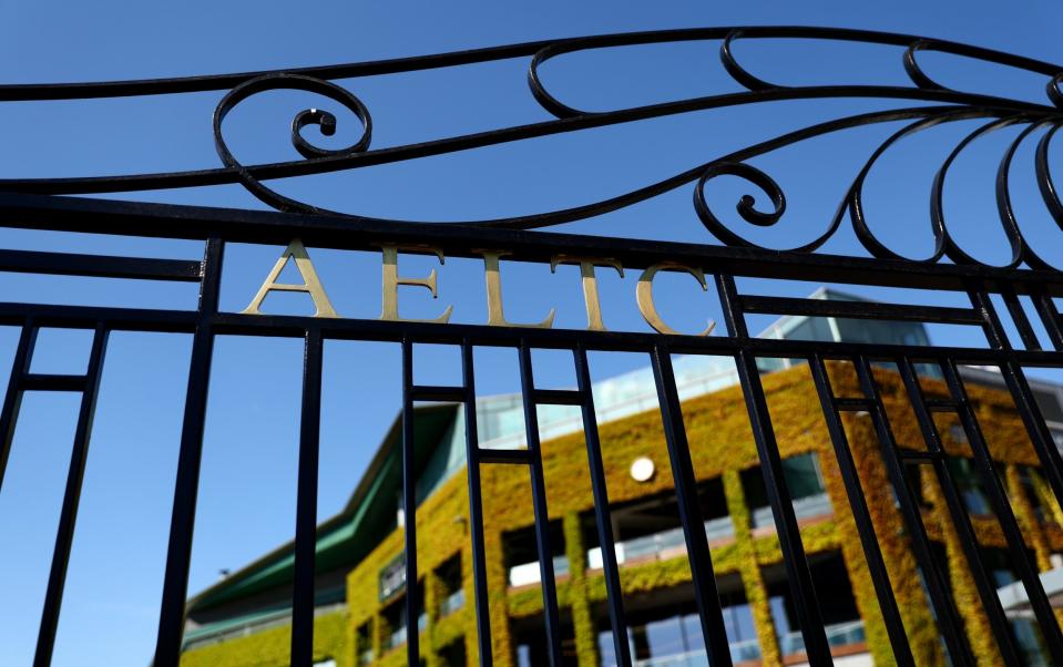 All England Lawn Tennis and Croquet Club gates