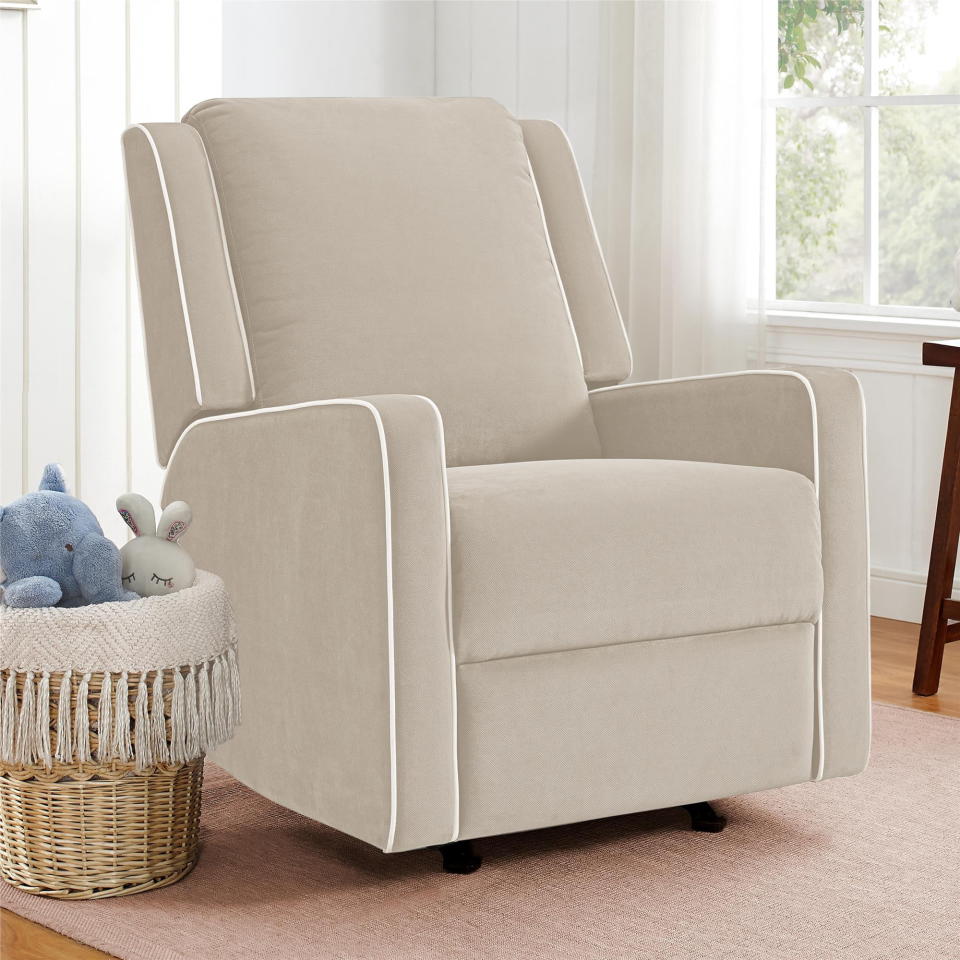 <p><a href="https://go.redirectingat.com?id=74968X1596630&url=https%3A%2F%2Fwww.walmart.com%2Fip%2FBaby-Relax-Robyn-2-in-1-Nursery-Rocker-Recliner-Beige-Linen%2F973092043&sref=https%3A%2F%2Fwww.goodhousekeeping.com%2Fhome-products%2Fg60828407%2Fbest-recliners-for-small-spaces%2F" rel="nofollow noopener" target="_blank" data-ylk="slk:Shop Now;elm:context_link;itc:0;sec:content-canvas" class="link ">Shop Now</a></p><p>Baby Relax Robyn Rocker Recliner</p><p>walmart.com</p><p>$229.00</p>