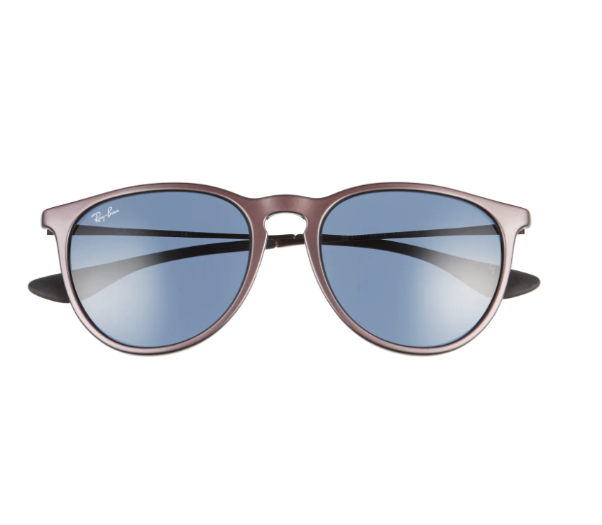 Ray Ban Erika Classic 54mm sunglasses with blue lenses