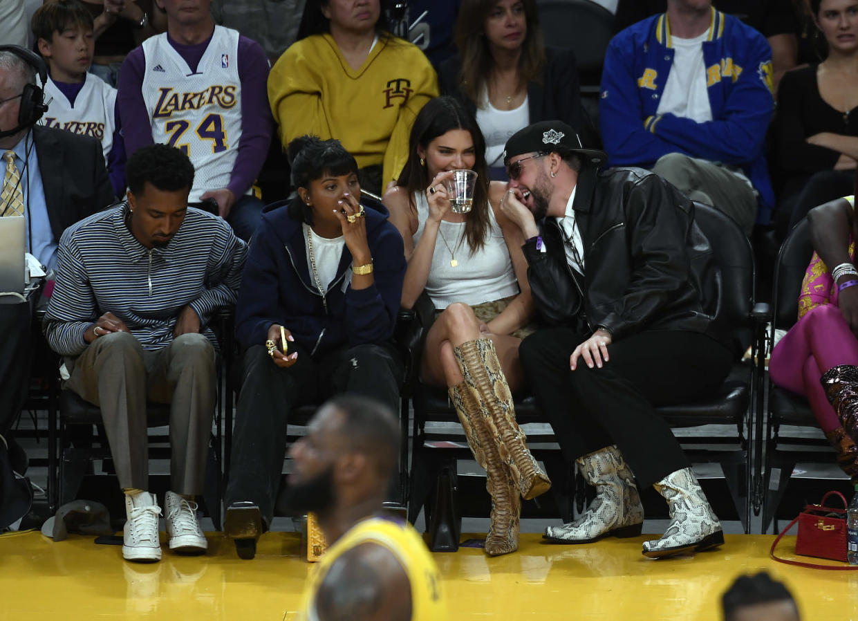 Celebrities At The Los Angeles Lakers Game (Kevork Djansezian / Getty Images)