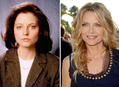 <p>Michelle Pfeiffer was offered the role Jodie Foster scored an Oscar for in "Silence of the Lambs," but Pfeiffer turned it down because it was too violent.</p>