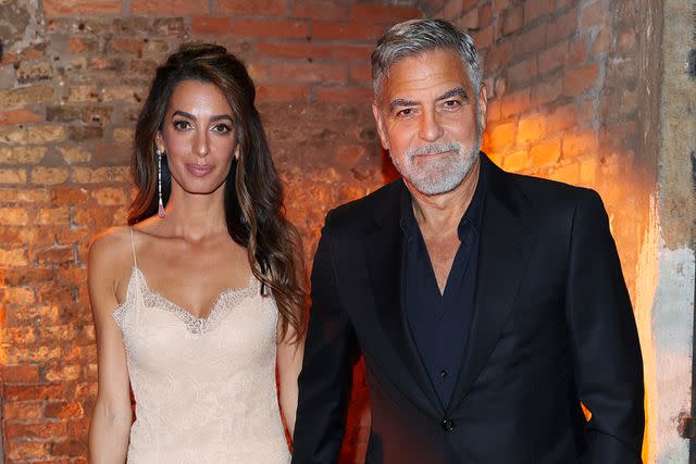 <p>Jacopo Raule/Getty</p> Amal Clooney and George Clooney attend the DVF Awards 2023 during the 80th Venice International Film Festival on August 31, 2023 in Venice, Italy