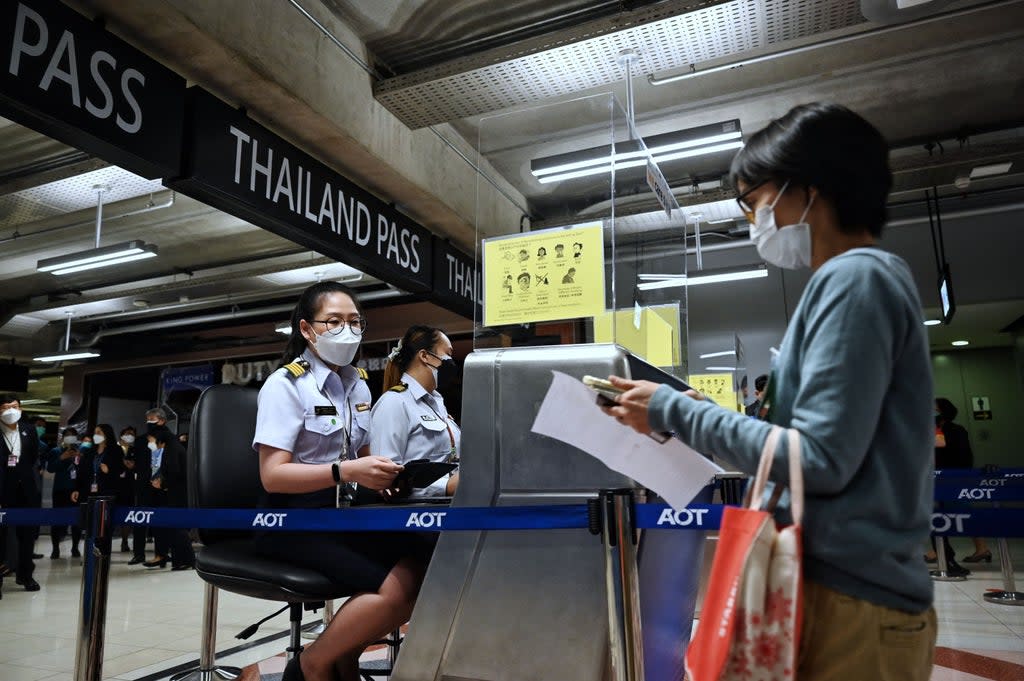 Thai authorities are halting the country’s quarantine waiver for foreign arrivals  (AFP via Getty Images)