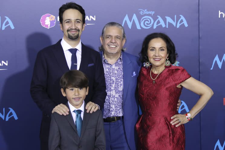 Lin-Manuel Miranda and Family
