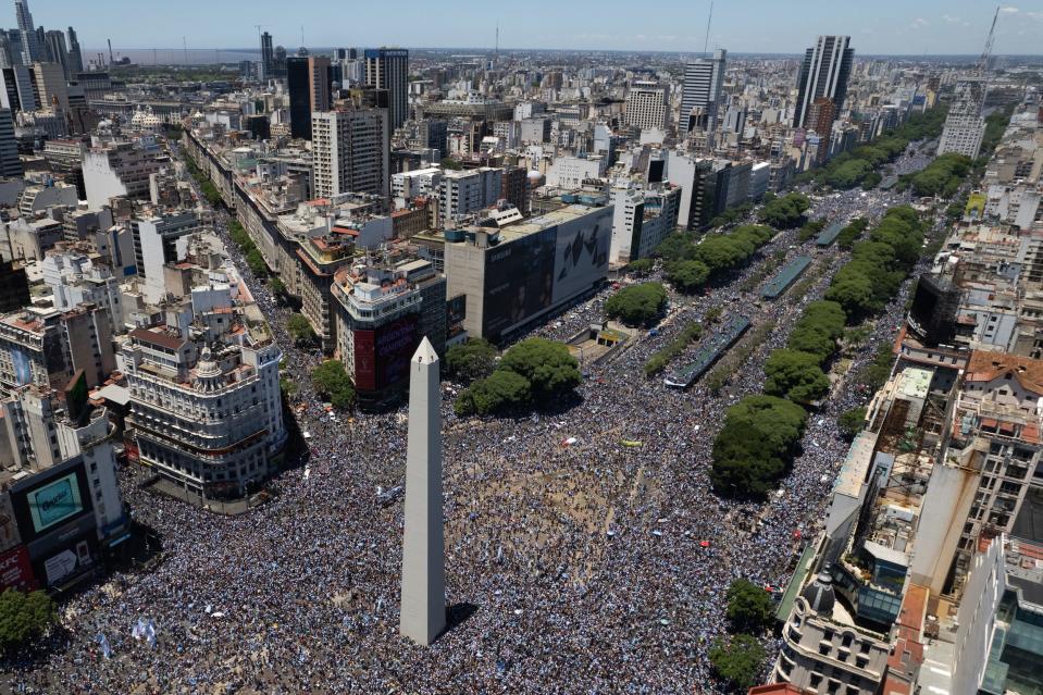 Argentina World Cup celebration