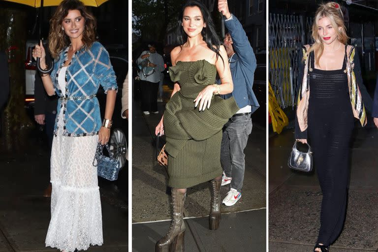 Penélope Cruz, Dua Lipa y Sienna Miller asistieron a la cena previa de la gala Met organizada por Anna Wintour