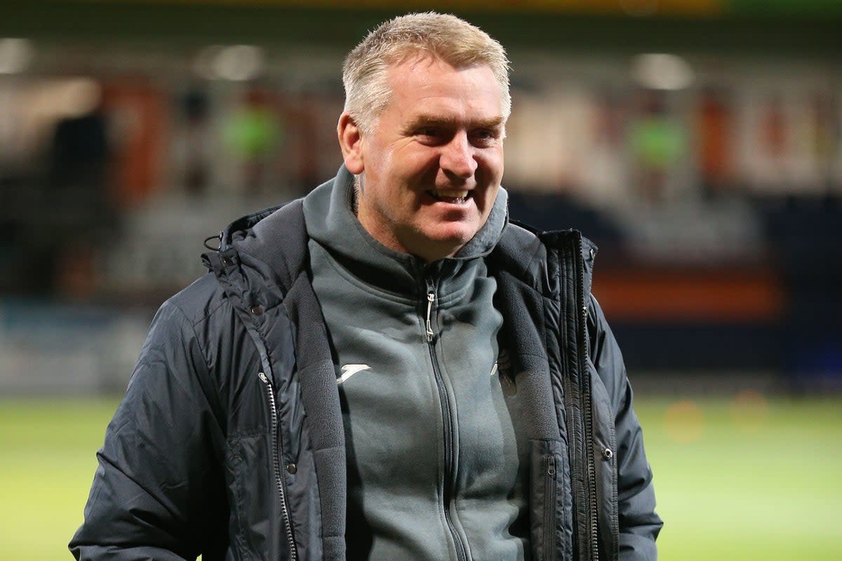 Dean Smith is in talks with Leicester. (Nigel French/PA) (PA Wire)