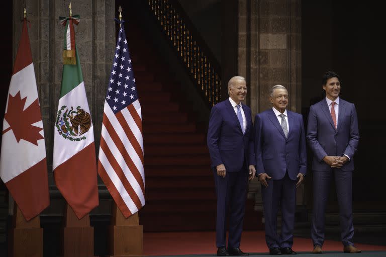 Los tres líderes norteamericanos