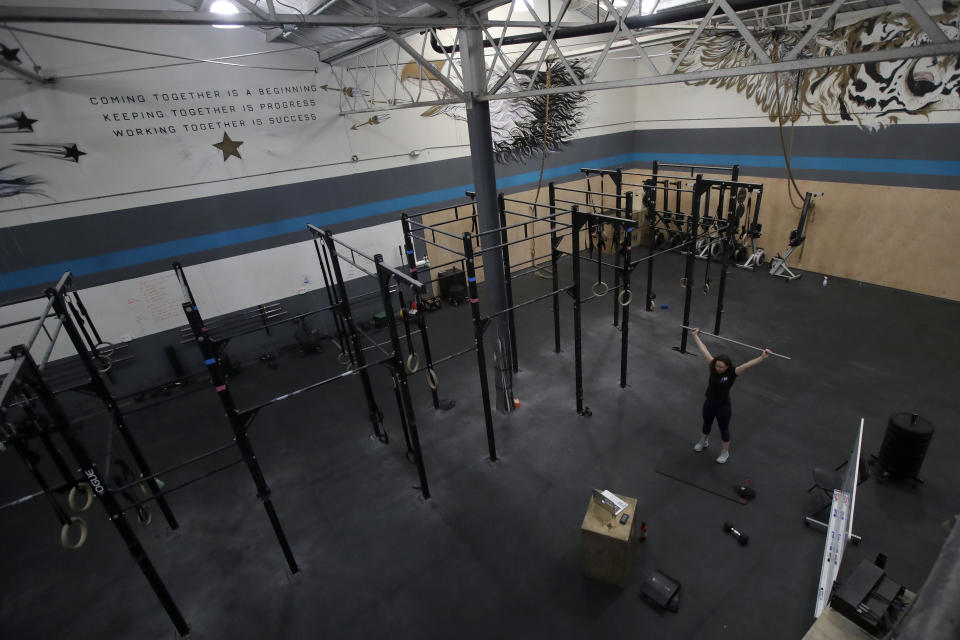 Reebok won't be working with CrossFit after 2020. (AP Photo/Jeff Chiu, File)