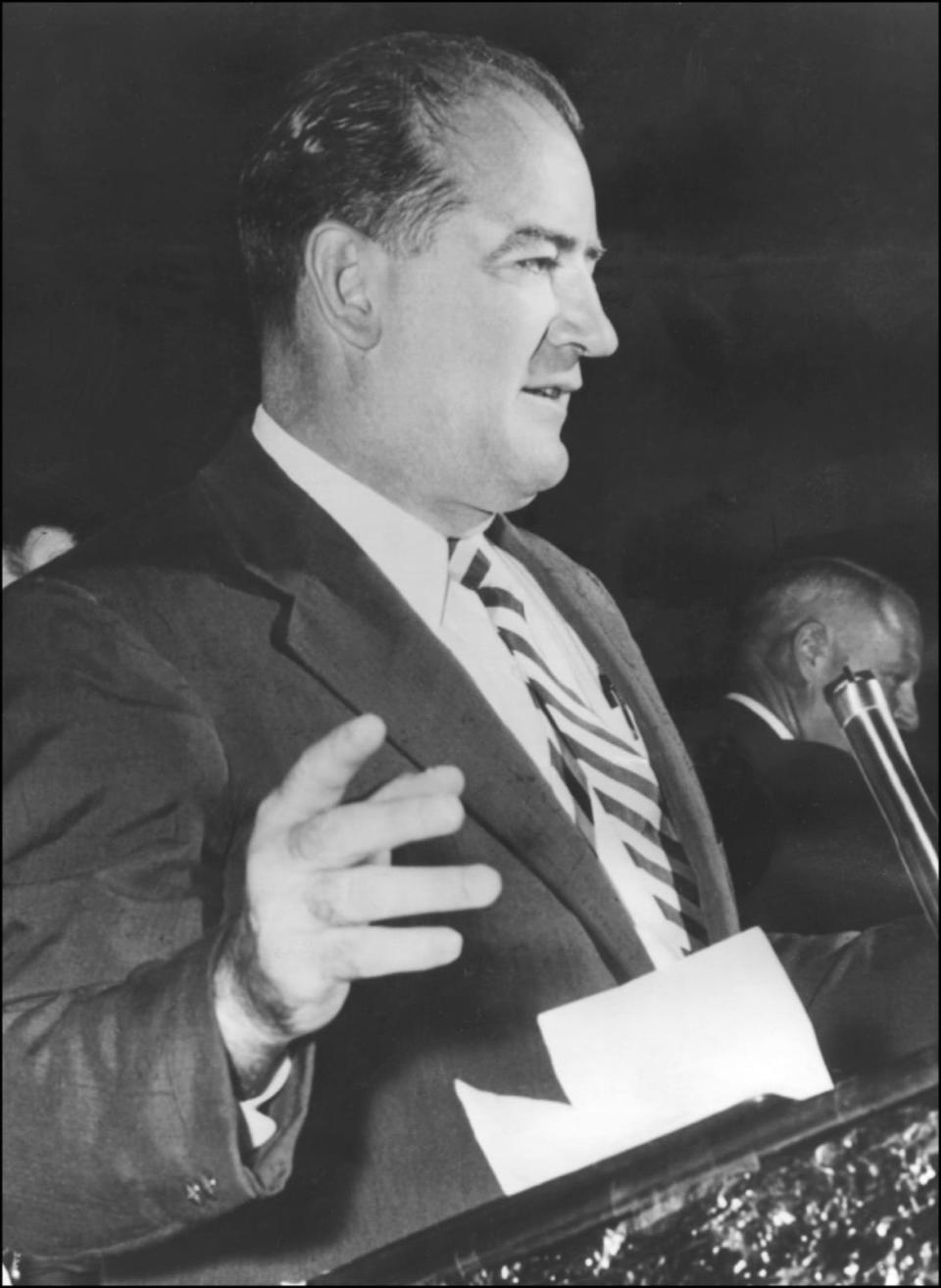 <div class="inline-image__caption"><p>U.S. Senator Joseph McCarthy</p></div> <div class="inline-image__credit">AFP/Getty</div>