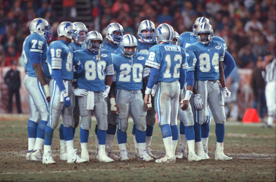The Detroit Lions marched all the way to the NFC championship game in the 1991 season.