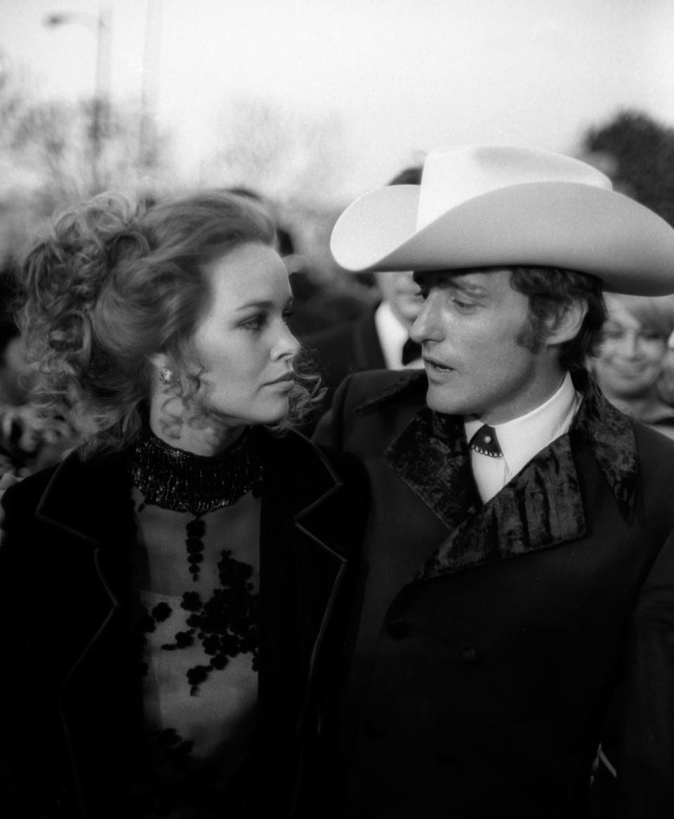 Dennis Hopper and Michelle Phillips