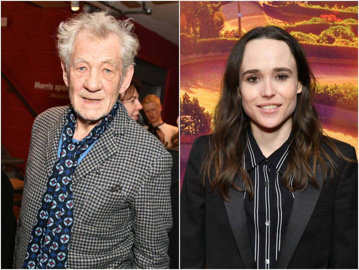 Ian McKellen Elliot Page