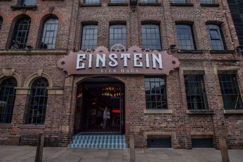 First-look inside the new Einstein Beer Haus on the site of the old Walkabout bar in Concert Square, Liverpool.