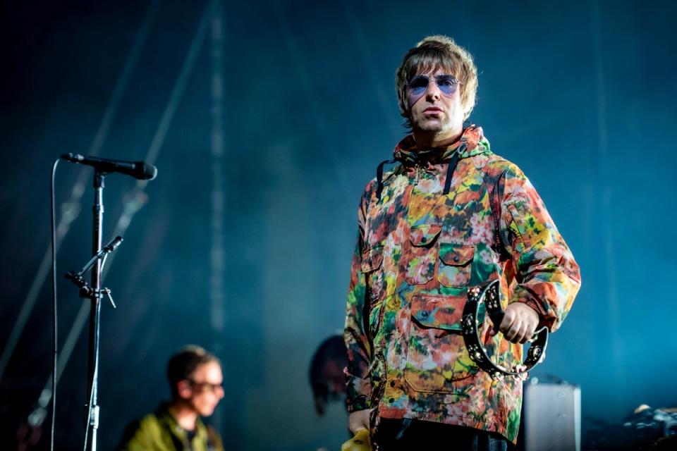 Liam Gallagher at Lucca summer festival, Italy in July 2022 (Francesco Prandoni/Getty Images)