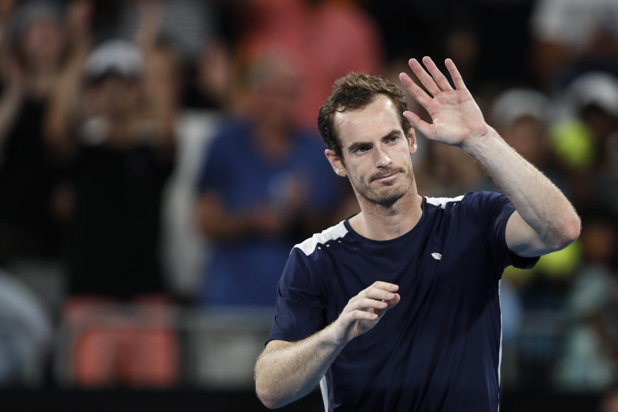 Andy Murray lost his first round match against Roberto Bautista Agut at the 2019 Australian Open, which could be his final professional match. (Photo by Fred Lee/Getty Images)