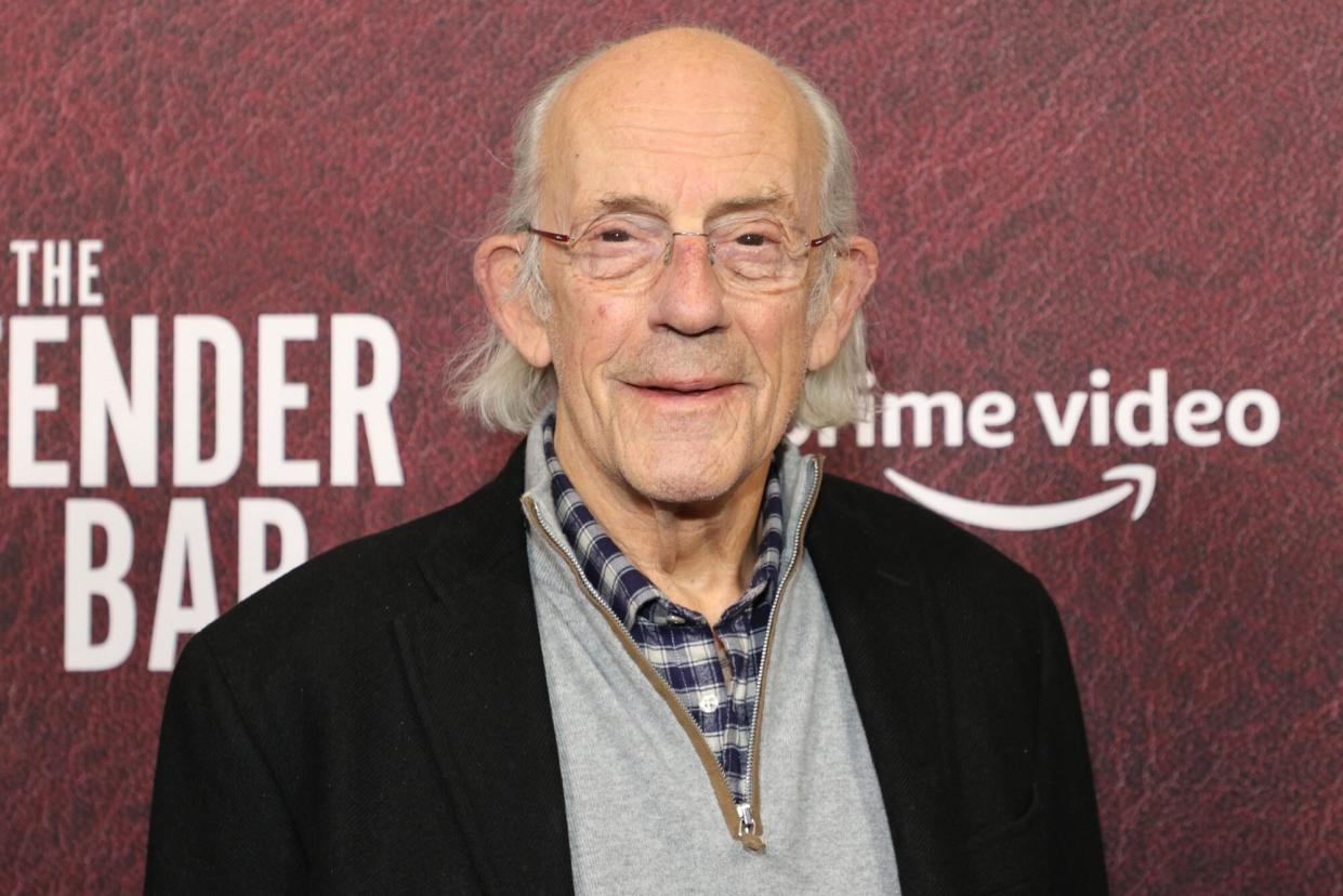 NEW YORK, NEW YORK - DECEMBER 09: Actor Christopher Lloyd attends a screening of "The Tender Bar" hosted by Amazon Studios at Museum of Modern Art on December 09, 2021 in New York City. (Photo by Jamie McCarthy/Getty Images)