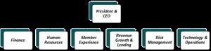 PSECU’s organizational realignment efforts, launched on March 1, will structure the credit union’s operations into six newly defined lines of business: Finance, Human Resources, Member Experience, Revenue Growth & Lending, Risk Management, and Technology & Operations.