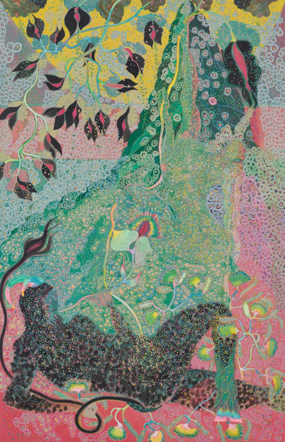 The Swing, 2020-23 (Chris Ofili Courtesy the artist and Victoria Miro)